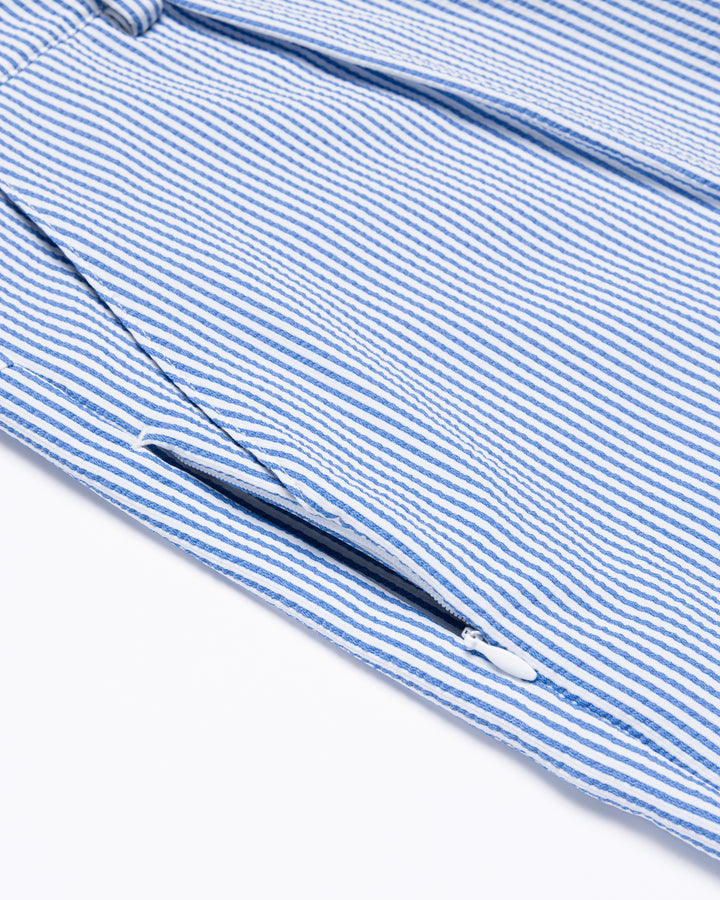 DVG Seersucker HALF PANTS 075762408-Royal Blue