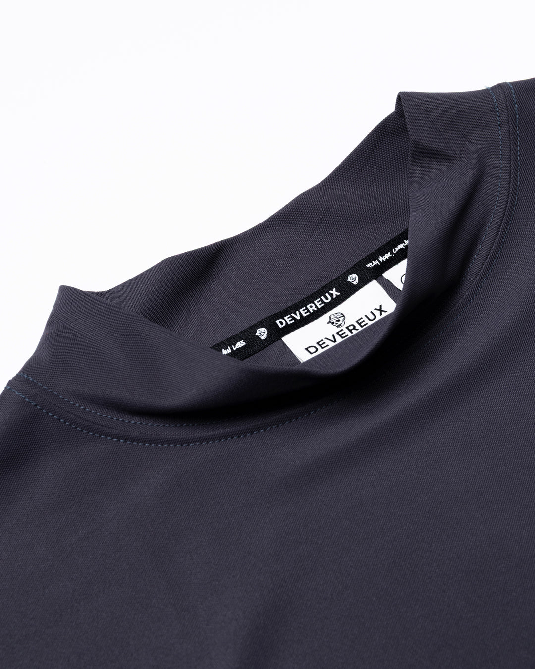 DVG CROCO MOCK NECK 075762022-GRAPHITE