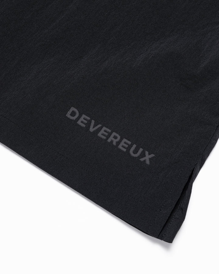 DVG Wrinkle Stretch OPEN collar SHIRT 075762202-BLACK