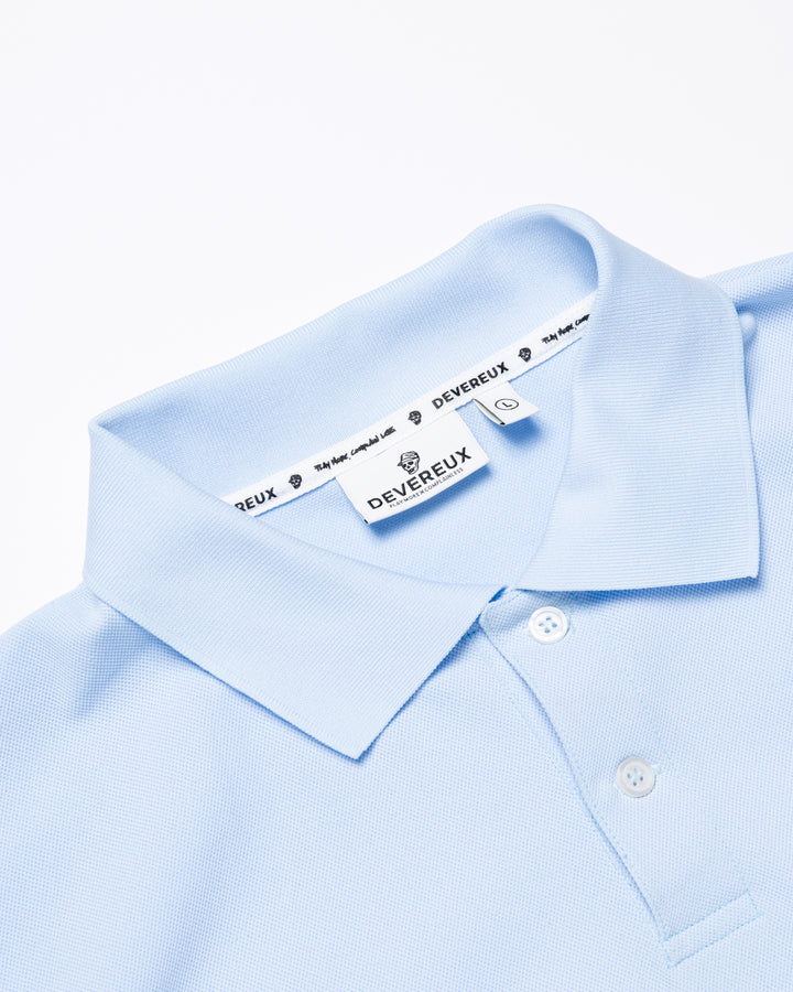 DVG TECH-SKULL CADDIE POLO 075762015-POWDER BLUE