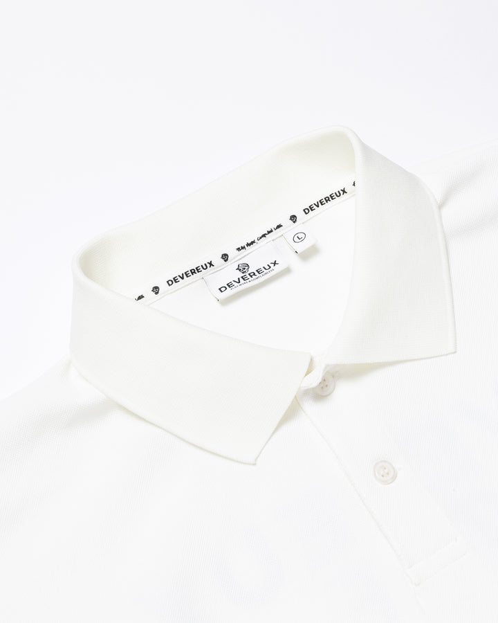 DVG CREW STANDARD POLO 075762001-WHITE