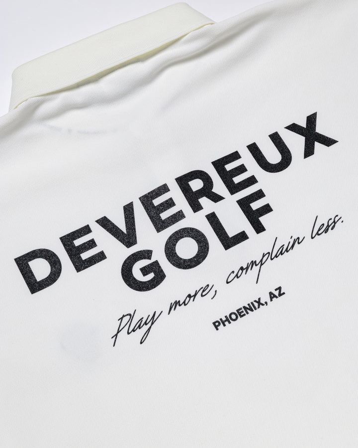 DVG CREW STANDARD POLO 075762001-WHITE