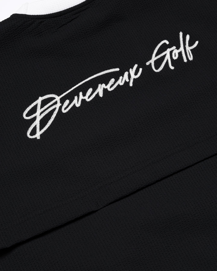 DVG Seersucker Shirt Blouson 075762017-BLACK