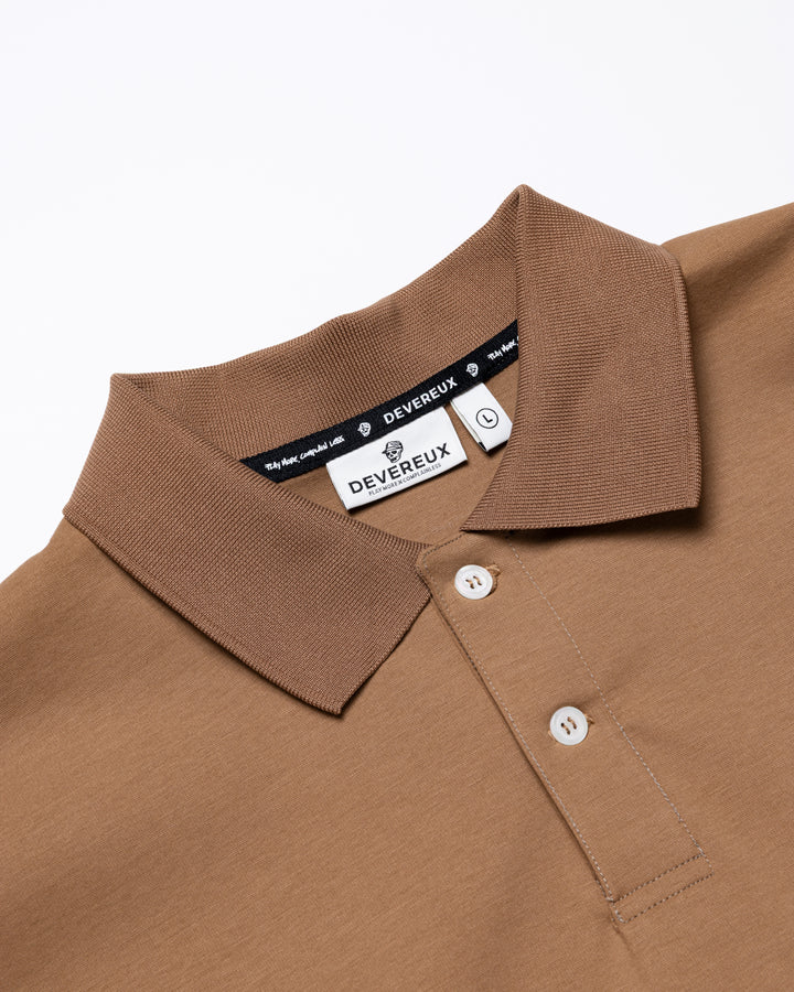 DVG OVER FIT POLO 075762012-WALNUT