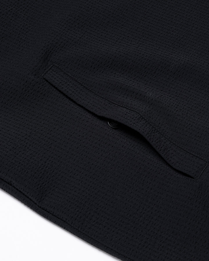 DVG Seersucker Shirt Blouson 075762017-BLACK