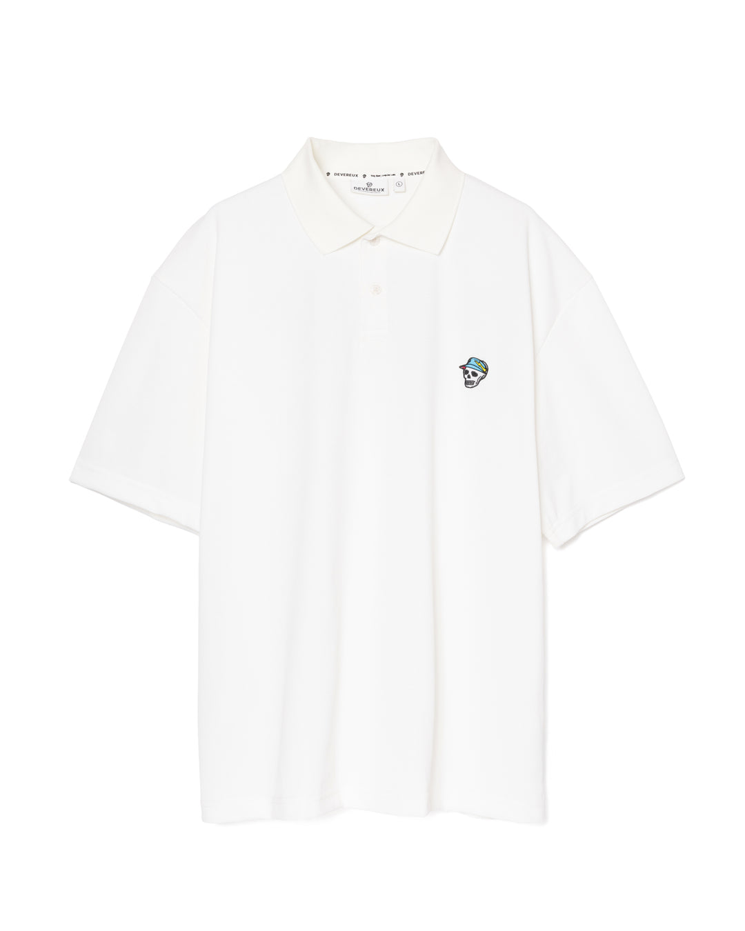 DVG CREW STANDARD POLO 075762001-WHITE