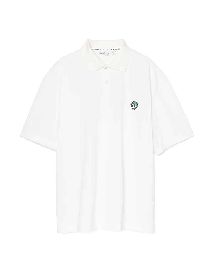 DVG CREW STANDARD POLO 075762001-WHITE