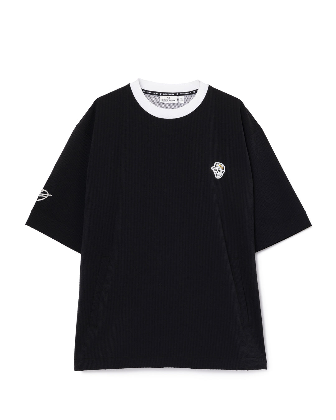 DVG Seersucker Shirt Blouson 075762017-BLACK