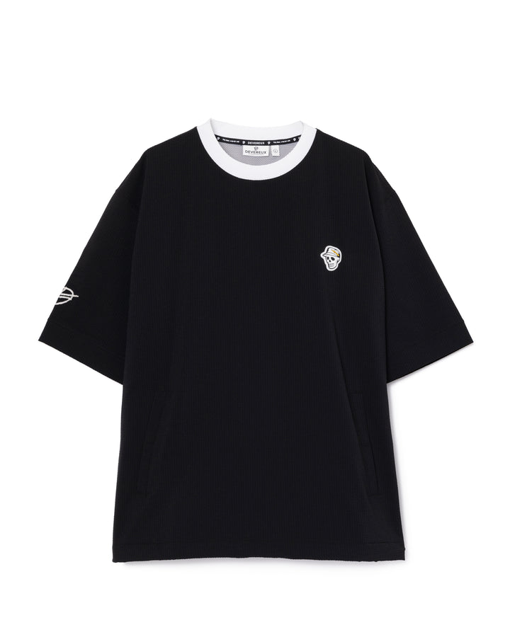 DVG Seersucker Shirt Blouson 075762017-BLACK