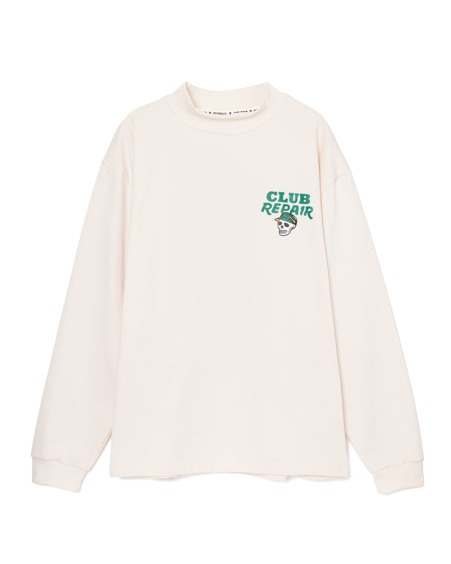 DVG Authentic Pile MOCK TEE 075762011-WHITE – DEVEREUX JAPAN