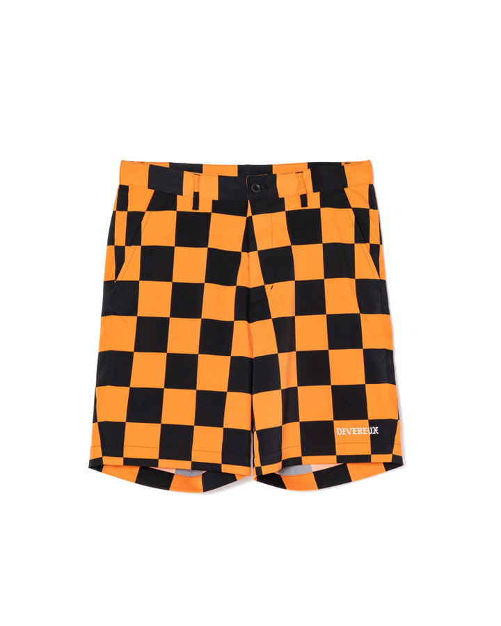 DVG CHECK MATE HALF PANTS 075762410-ORANGE