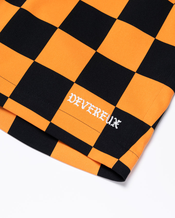 DVG CHECK MATE HALF PANTS 075762410-ORANGE