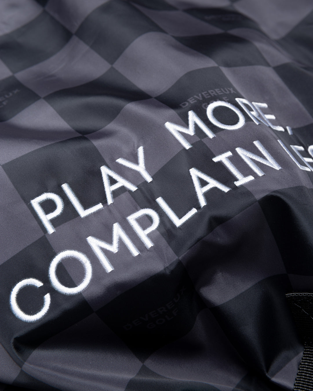 DVG CHECKER TRAVEL BAG 075762829-BLACK