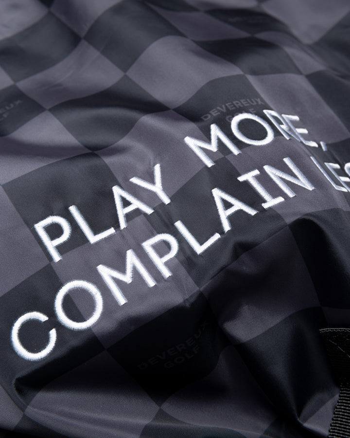 DVG CHECKER TRAVEL BAG 075762829-BLACK