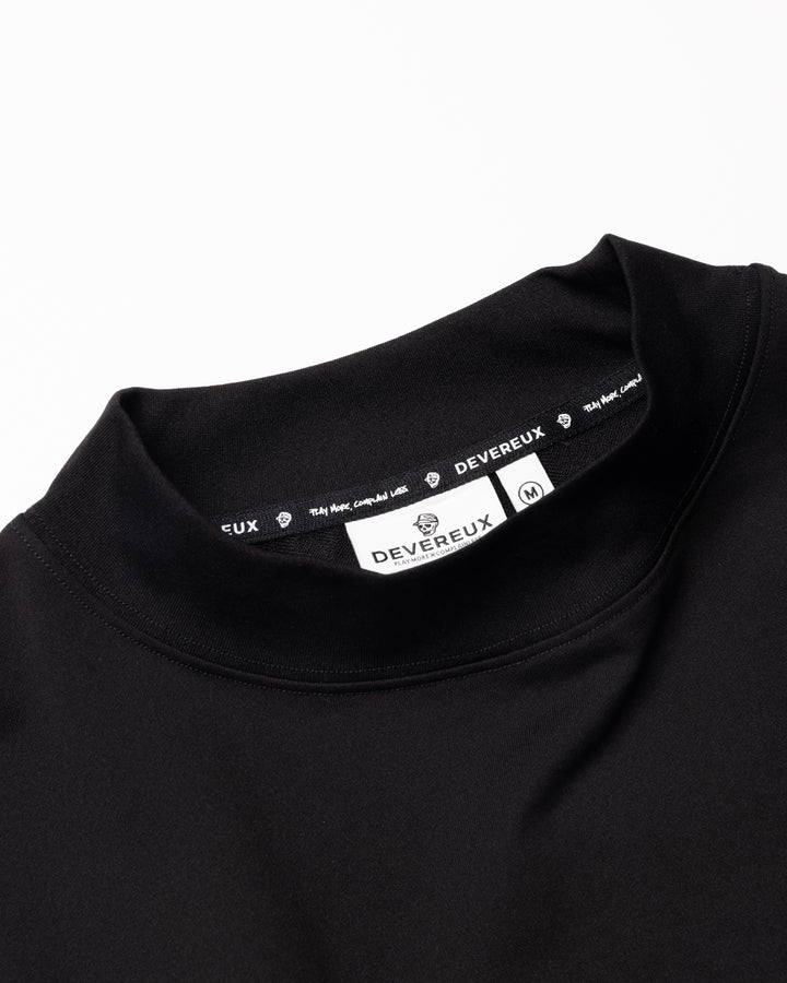 DVG Authentic Pile MOCK TEE 075762011-BLACK