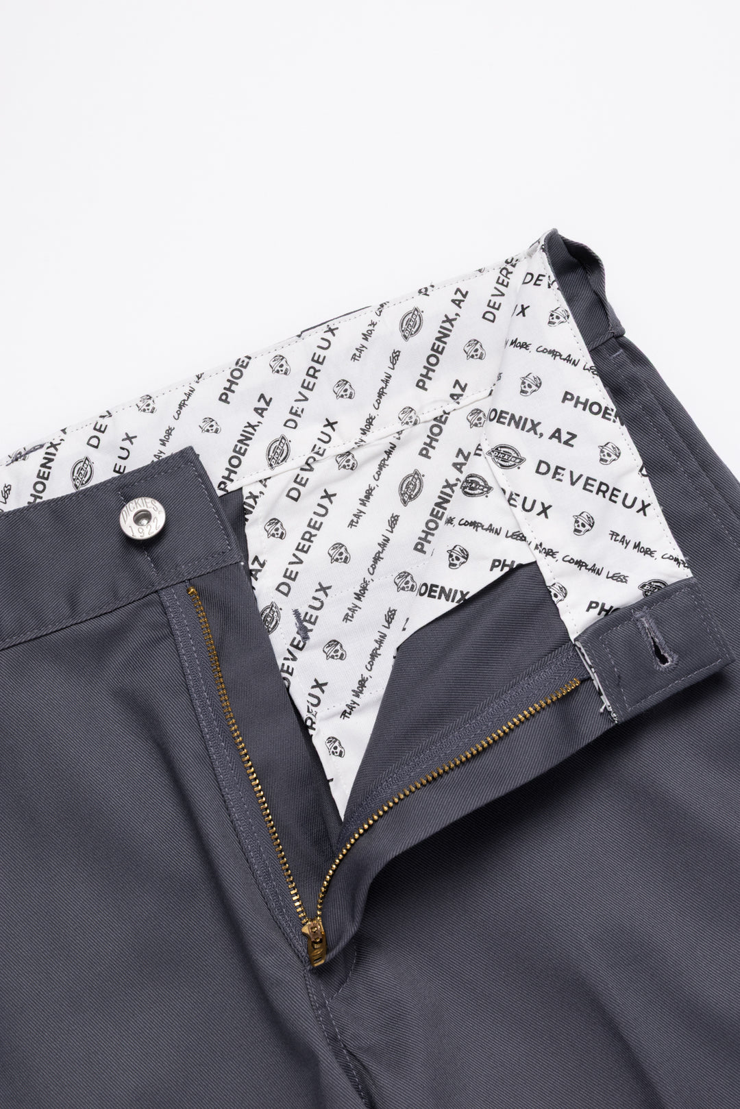 【Dickies x DEVEREUX】WORK PANTS 075764402-GRAPHITE