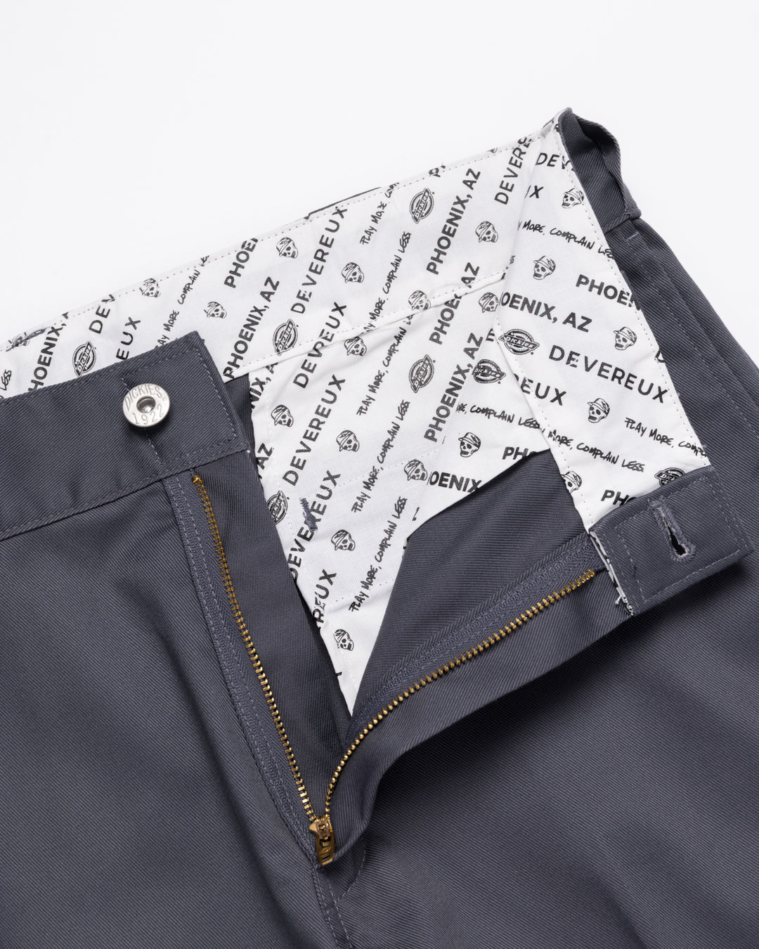 【Dickies x DEVEREUX】WORK PANTS 075764402-GRAPHITE