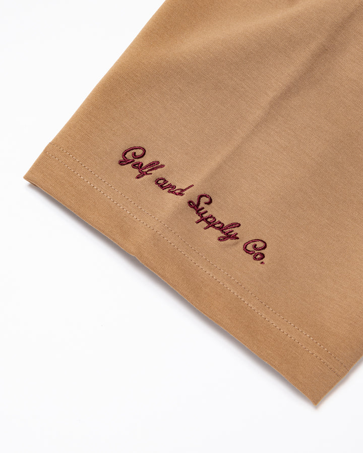 DVG OVER FIT POCKET MOCK Tee 075764014-SAND