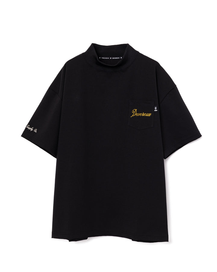DVG OVER FIT POCKET MOCK Tee 075764014-BLACK