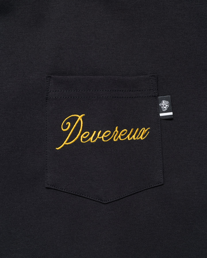 DVG OVER FIT POCKET MOCK Tee 075764014-BLACK