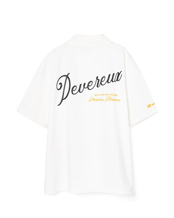DVG OVER FIT POCKET MOCK Tee 075764014-WHITE
