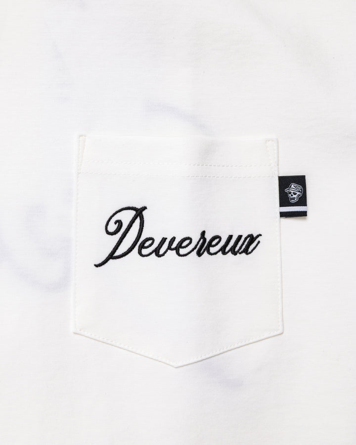 DVG OVER FIT POCKET MOCK Tee 075764014-WHITE