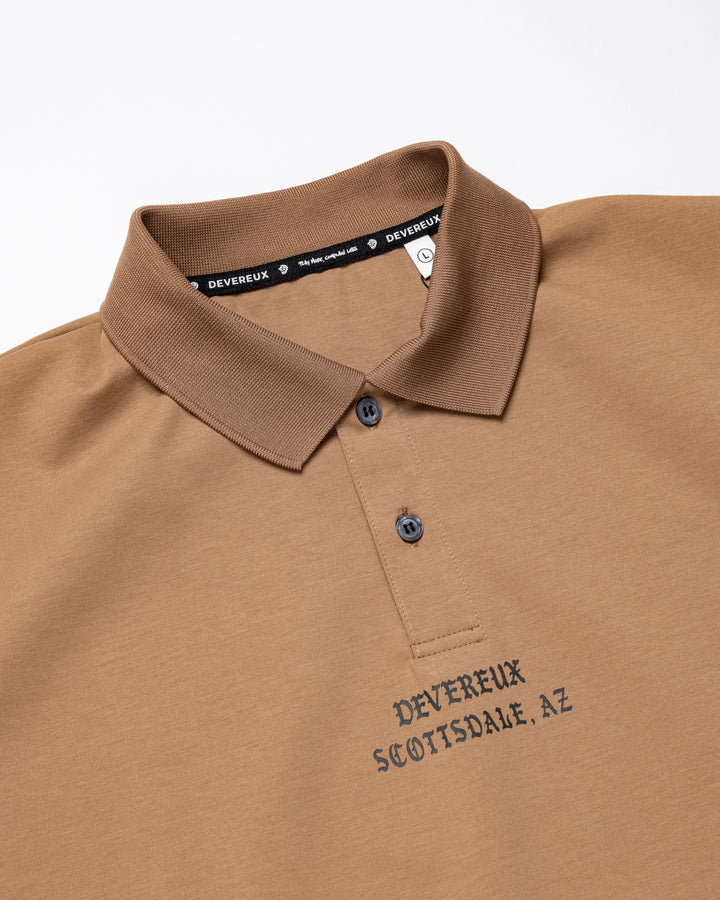 DVG OVER FIT SNAKE POLO 075764013-SAND