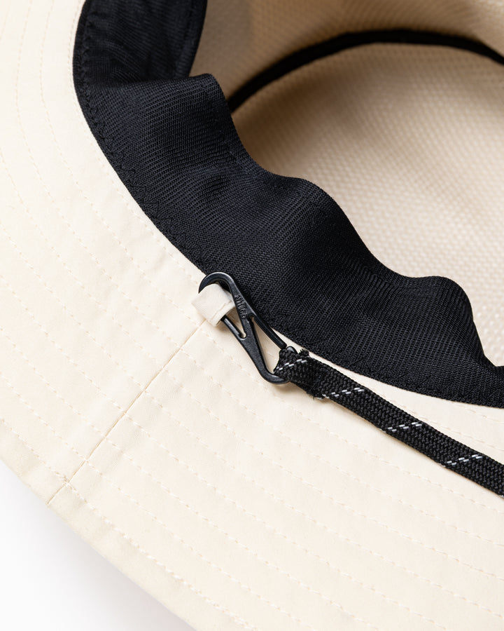 DVG WEATHER CLOTH BUCKET HAT 075764821-ECRU