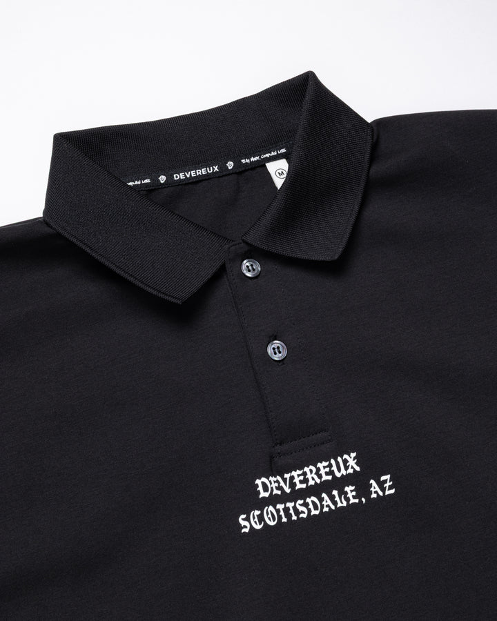 DVG OVER FIT SNAKE POLO 075764013-BLACK