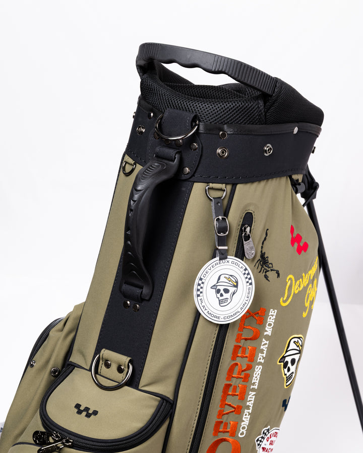 PIONEER TOWN Logo Assorted CADDIE BAG 075764811-OLIVE