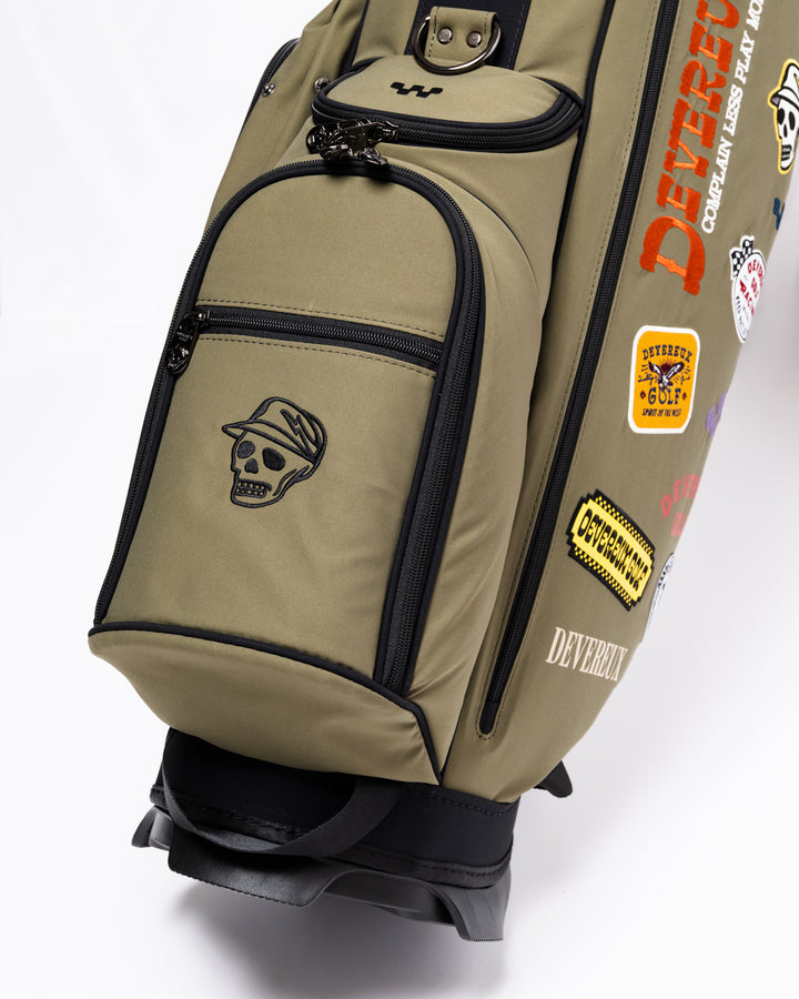 PIONEER TOWN Logo Assorted CADDIE BAG 075764811-OLIVE