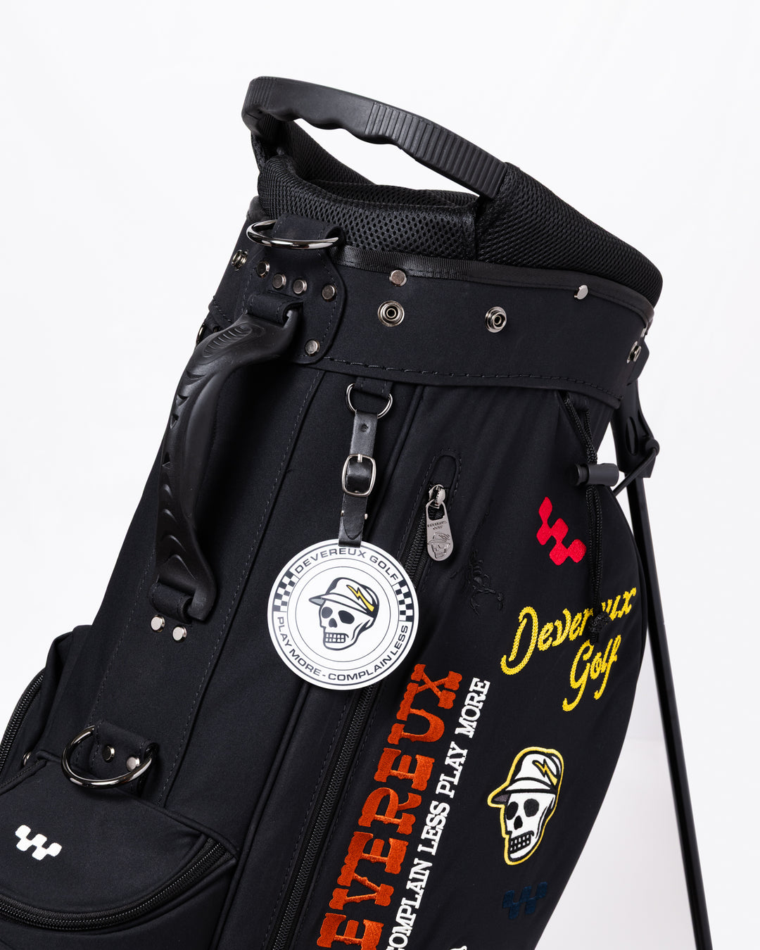 PIONEER TOWN Logo Assorted CADDIE BAG 075764811-BLACK
