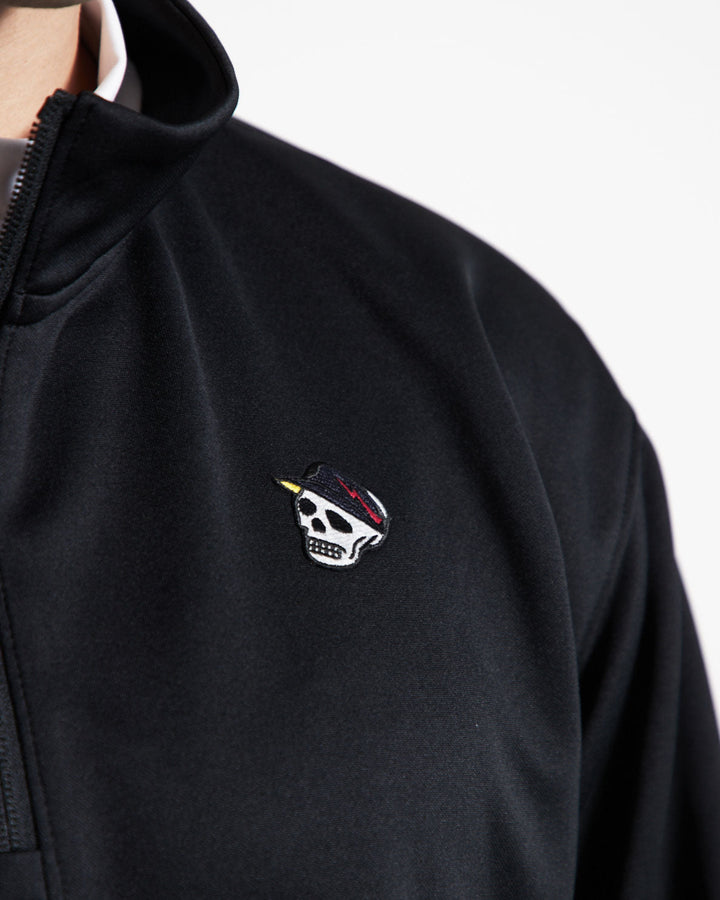 ハーフジップPO 763472019-BLACK