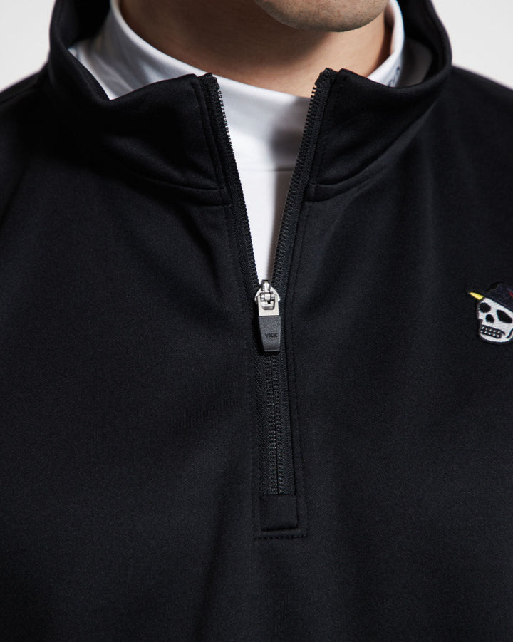 ハーフジップPO 763472019-BLACK