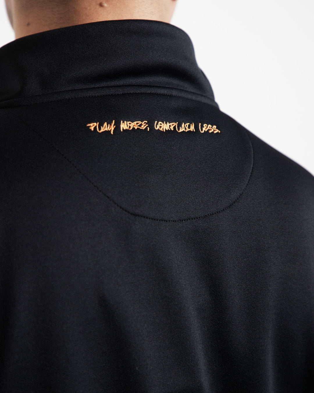 ハーフジップPO 763472019-BLACK