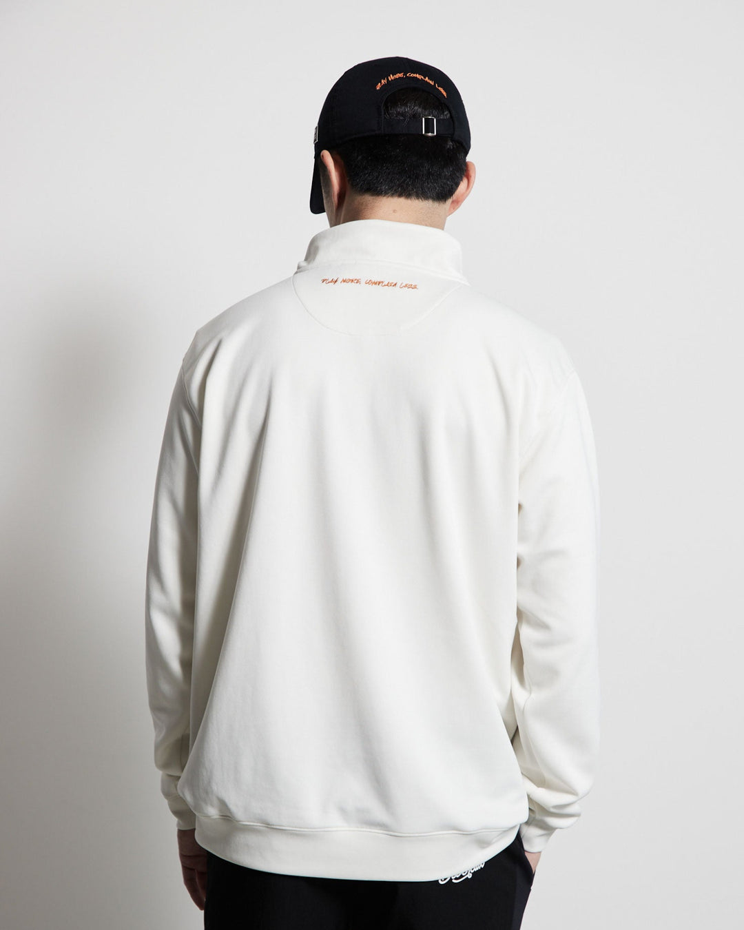 ハーフジップPO 763472019-WHITE