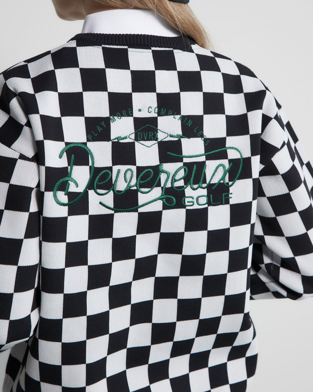 WOMEN Café Racer Checker Knit 763472773 BLACK