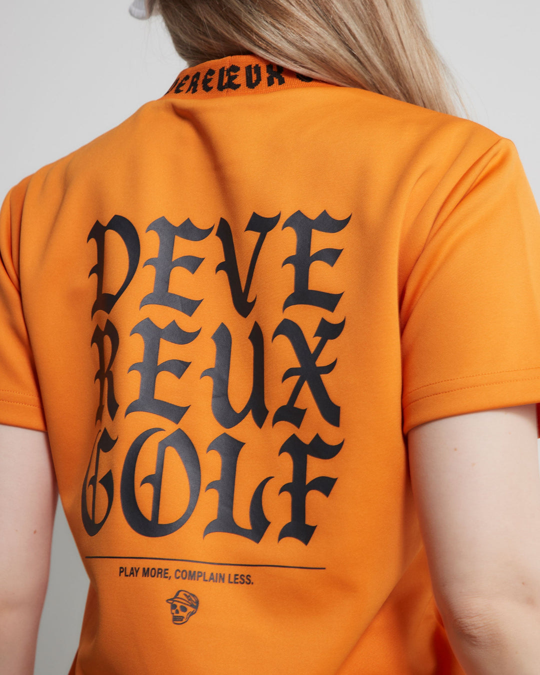 WOMEN ジャガードロゴモックS/S 763472079-ORANGE