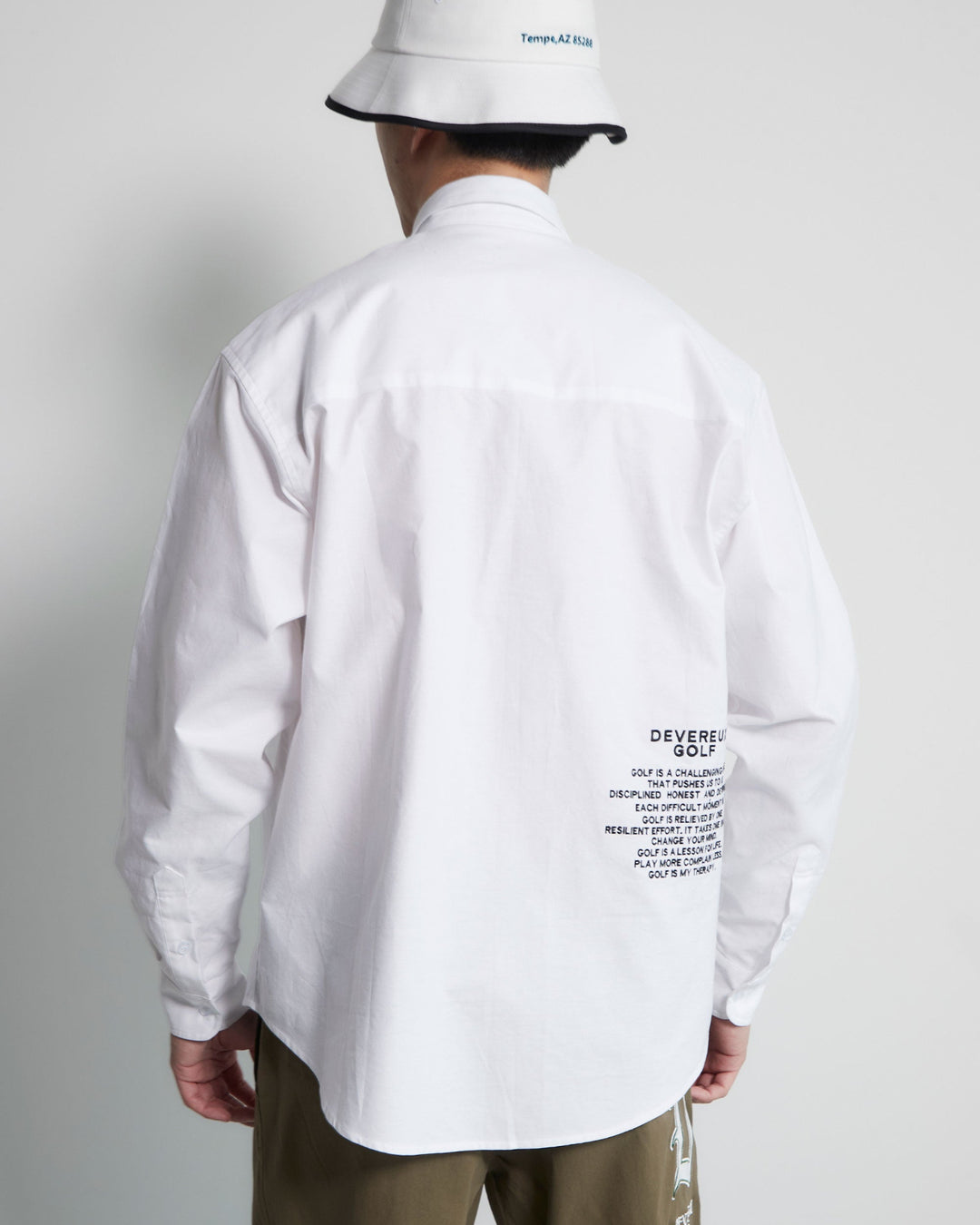 Golf is my Therapy Cotton L/S Shirt 763472202-WHITE