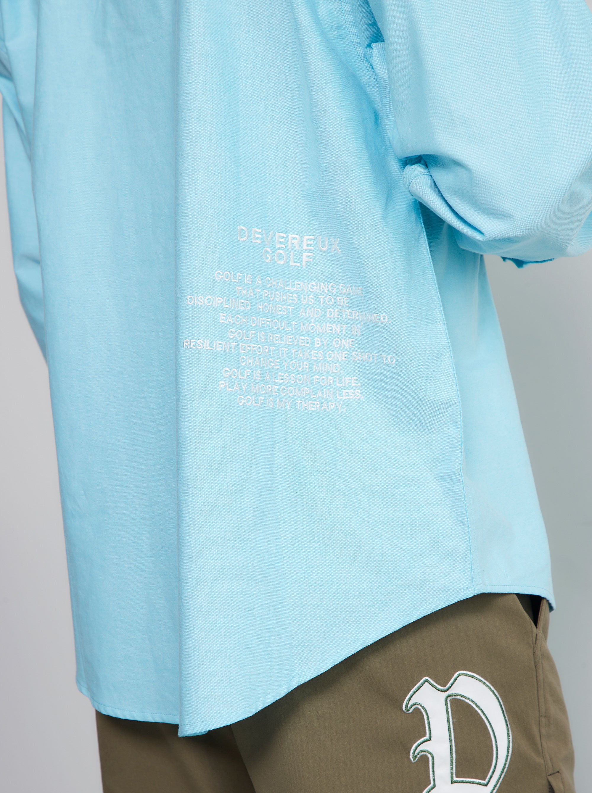 Golf is my Therapy Cotton L/S Shirt 763472202-SKY BLUE