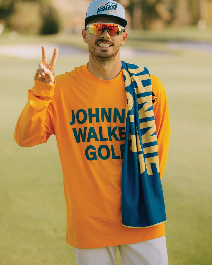 Johnnie Walker Golf Long Sleeve Tee 763532001-GOLD