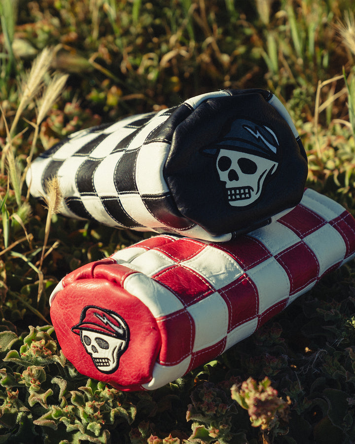 Checkered Fairway Barrel Cover 075362850-RED