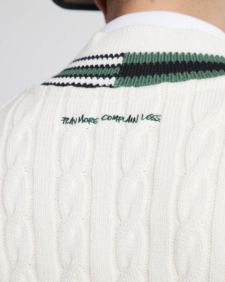 Cotton Cable Vest 763472708 GREEN