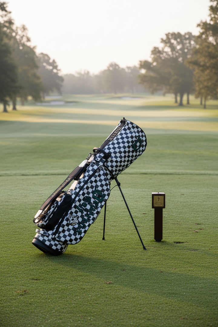 ALL CHECKER Caddie bag 075754830-WHITE
