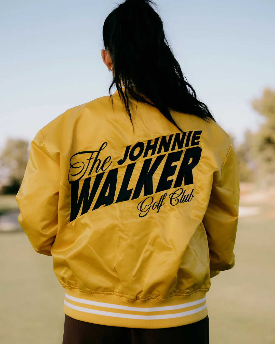 Johnnie Walker Golf Club Satin Bomber 763532100 GOLD