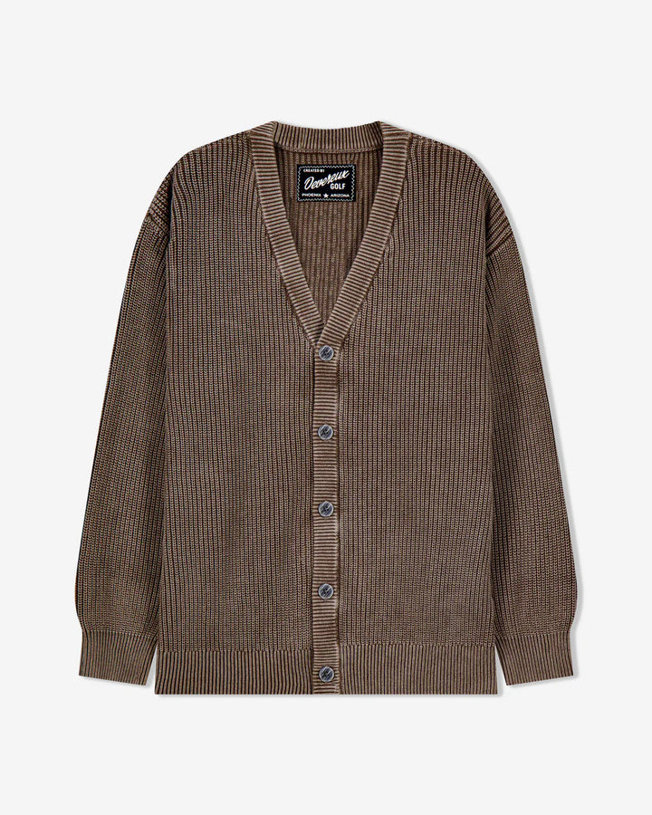 Fisherman Cardigan 075362602-BROWN