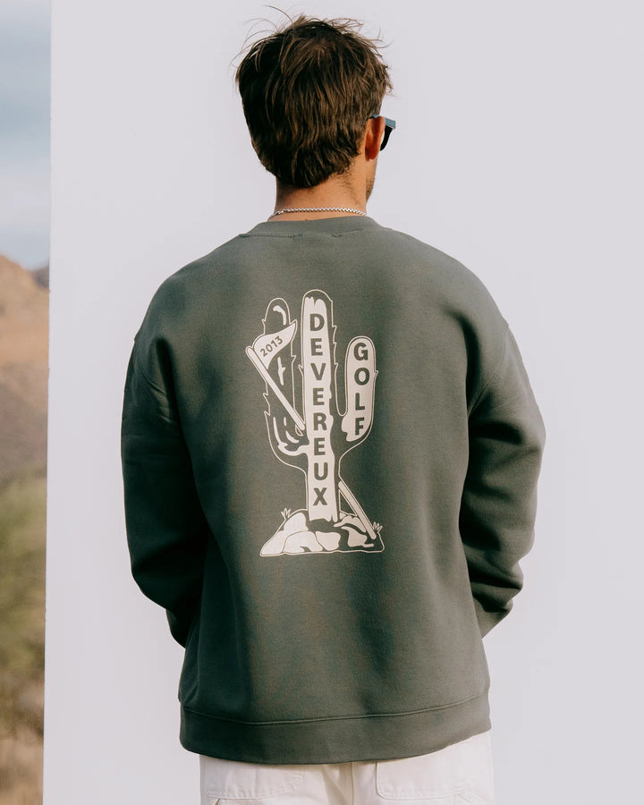 Los Gigantes Relaxed Crew 075362020-Cypress Green