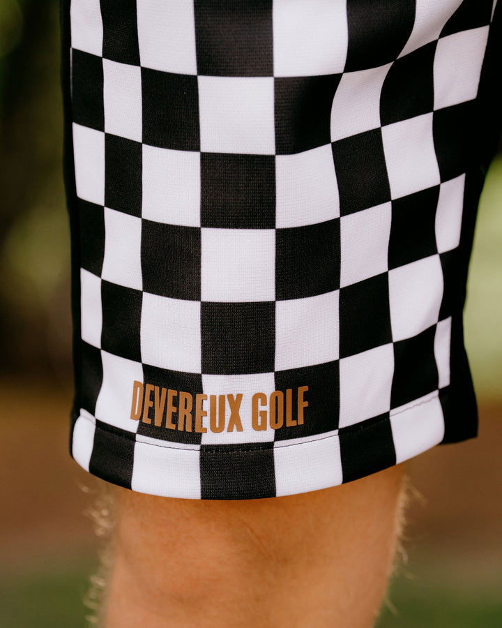 The Major チェッカーショーツ 763572402-BLACK