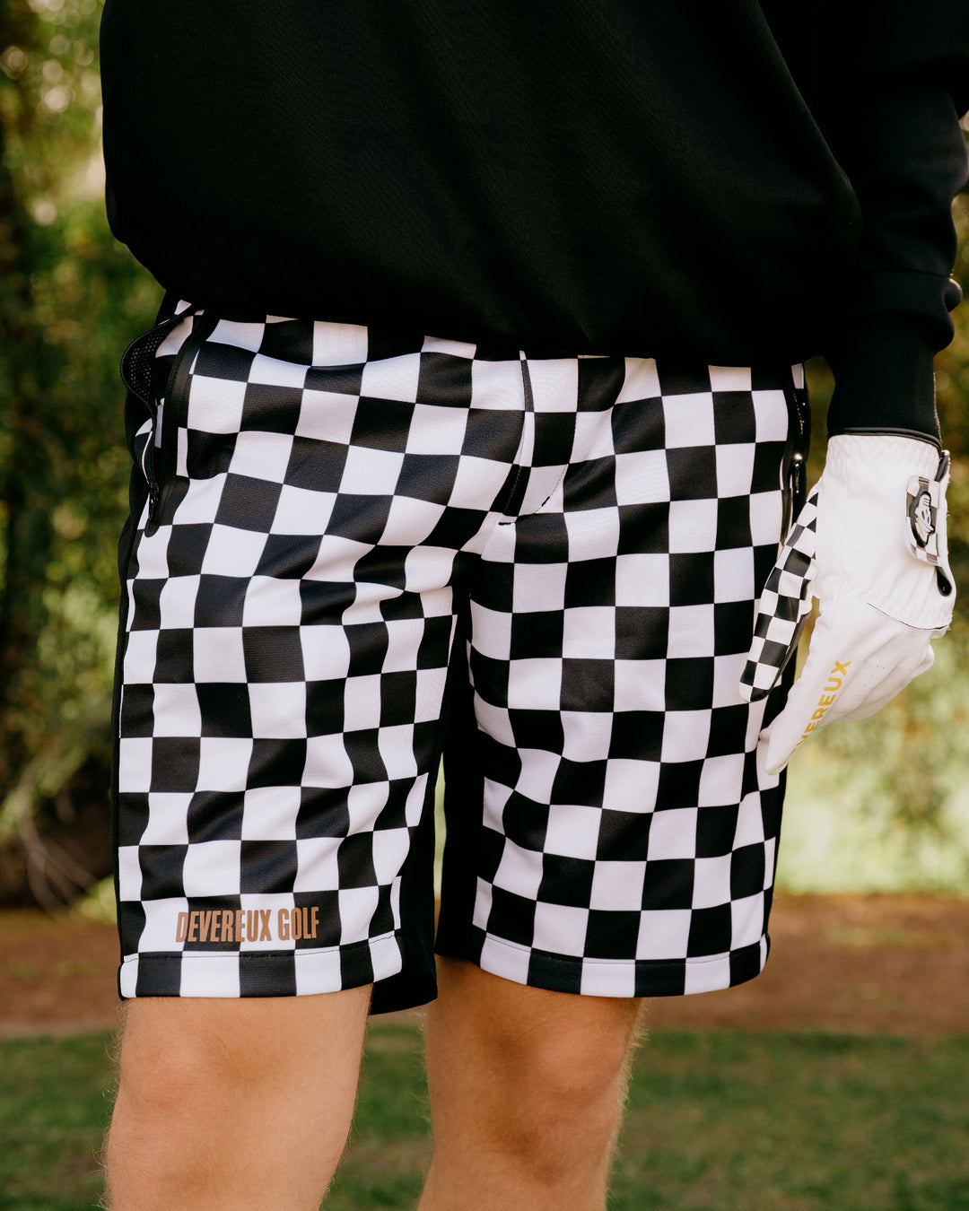 The Major チェッカーショーツ 763572402-BLACK