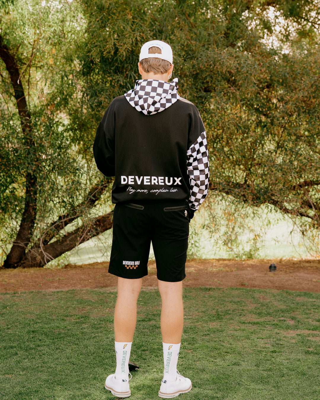 The Major チェッカーフーディー 763572010-BLACK